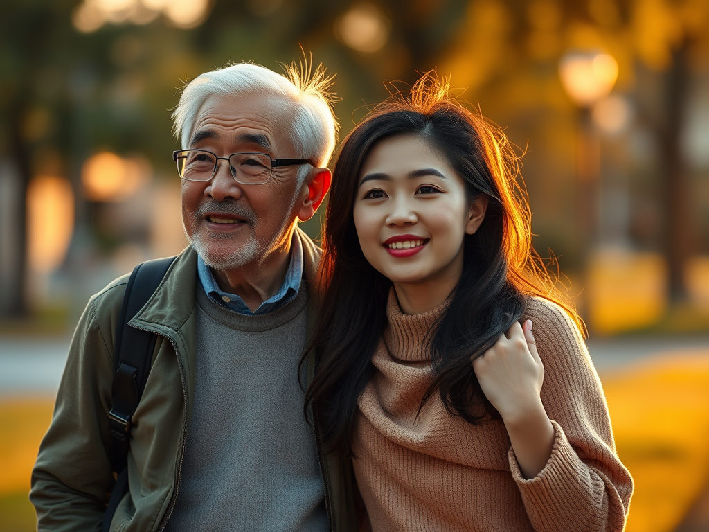 An Evening Stroll with My&nbsp;Dad
