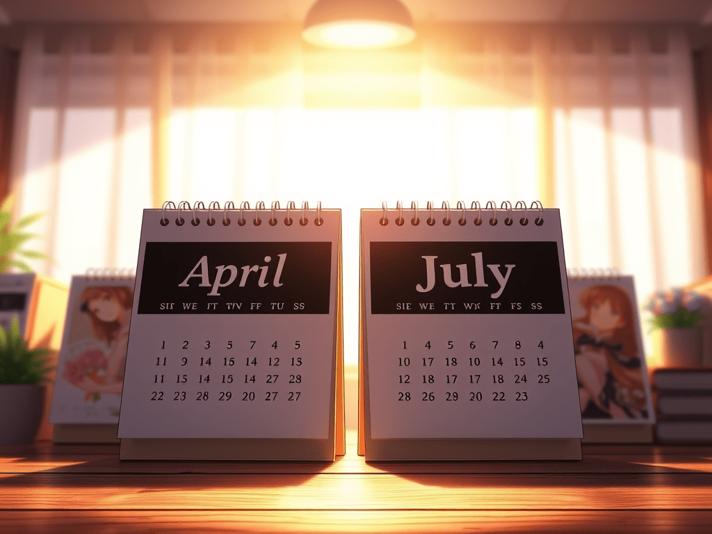 April & July