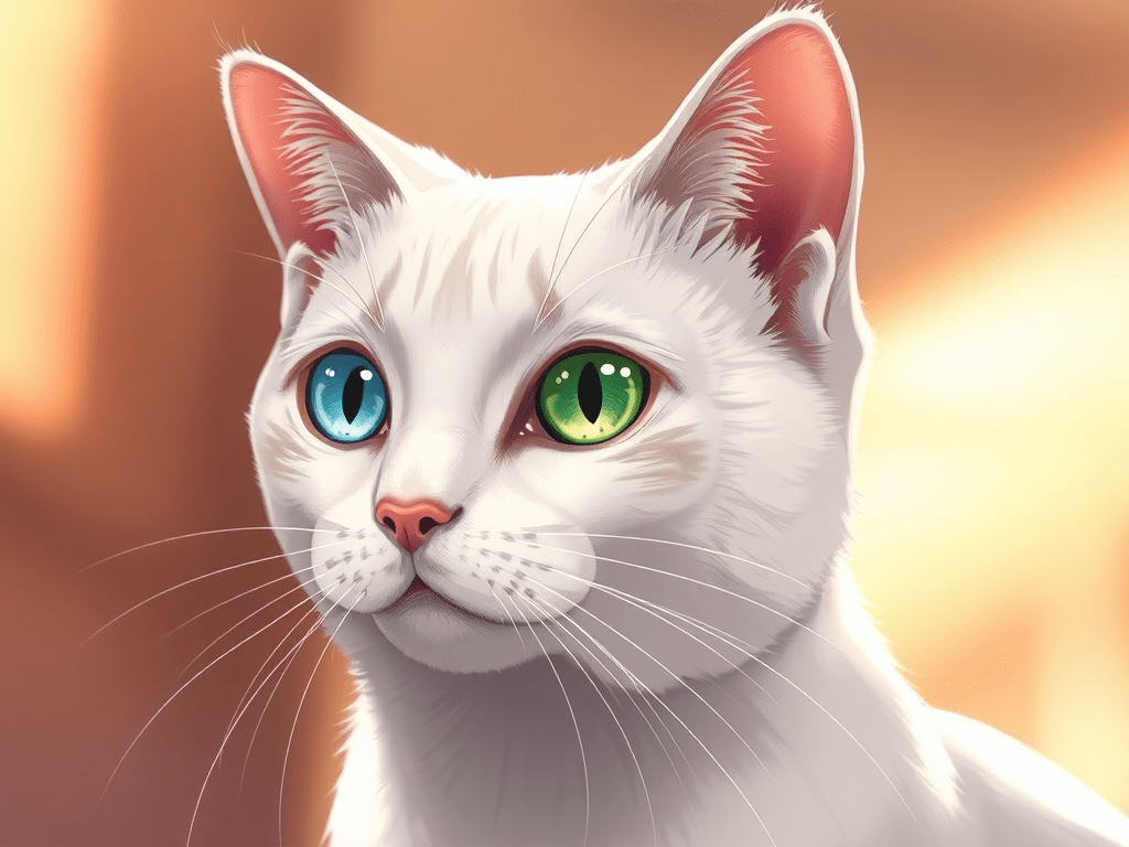 White Fur, Odd-Eyed&nbsp;Cats